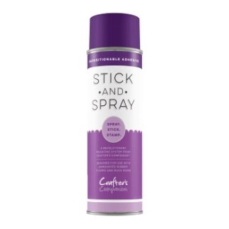 Stick & Spray Repositionable voor unmounted stempels