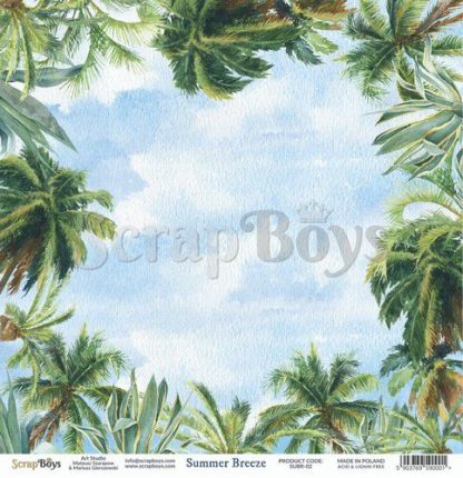 ScrapBoys Summer Breeze paper sheet DZ