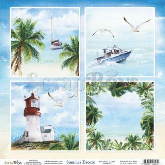 ScrapBoys Summer Breeze paper sheet DZ