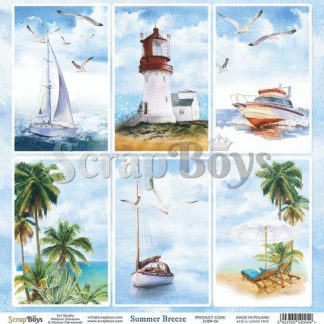 ScrapBoys Summer Breeze paper sheet DZ