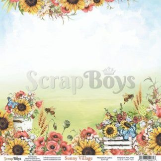 ScrapBoys Sunny Village paper sheet DZ