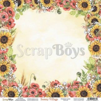 ScrapBoys Sunny Village paper sheet DZ