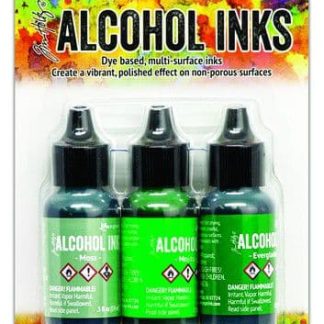 Ranger Alcohol Ink Ink Kits Mint/Green Spectrum 3x15 ml