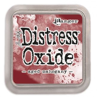 Tim Holtz distress oxide aged mahogany