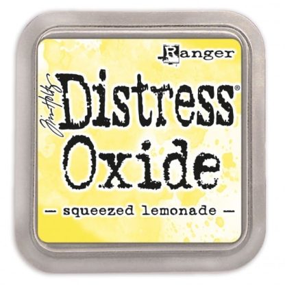 Tim Holtz distress oxide squeezed lemonade