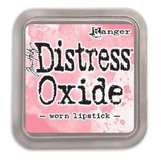 Tim Holtz distress oxide worn lipstick