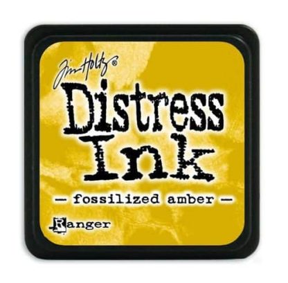 Ranger Distress Mini Ink pad - fossilized amber