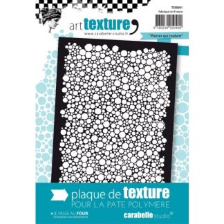 Carabelle texture 9x14cm pierres qui roulent printplaat