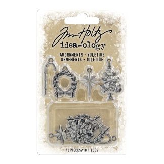 Idea-ology Tim Holtz Adornments Yuletide (10pcs)