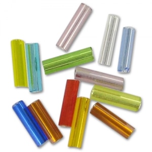 Set of Bugle beads 6x2mm