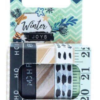 Studio Light Washi tape 5 rls 5 mtr Winter Joys nr 06