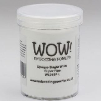 Embossingpoeder Opaque Bright White (large pot 160ml)