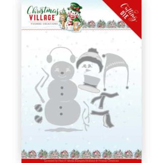 Dies - Yvonne Creations - Christmas Village - Build Up Snowman