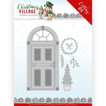 Dies - Yvonne Creations - Christmas Village - Christmas Door