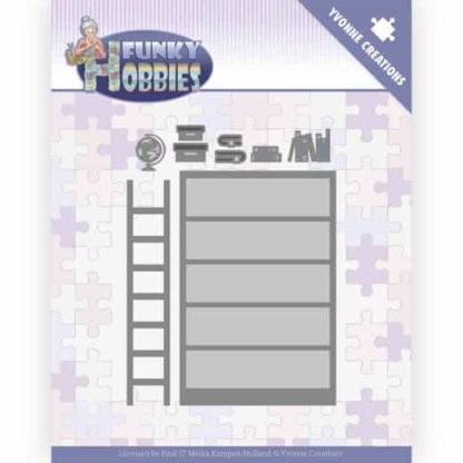 Dies - Yvonne Creations - Funky Hobbies - Bookcase