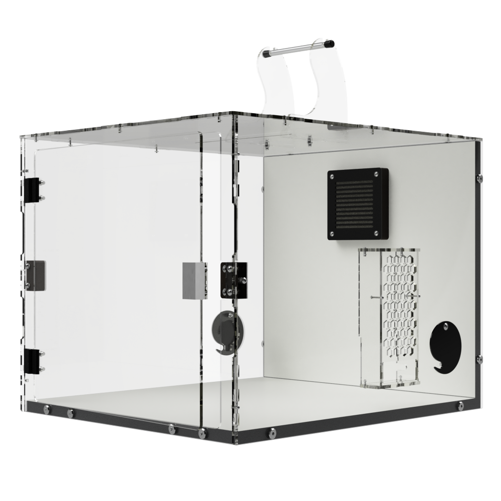 TLX-White-Prusa-i3-MK2-MK3-Enclosure 3D-Printer Enclosure Fan Control