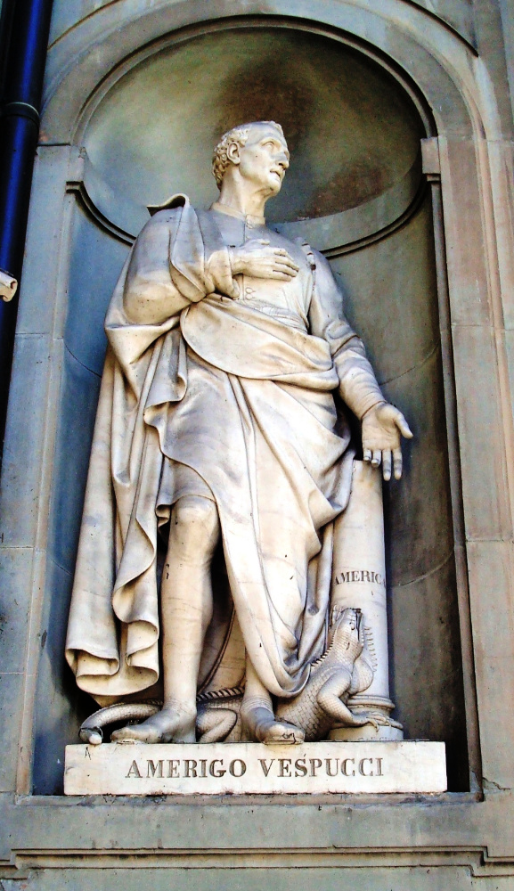 Standbeeld Amerigo Vespucci, Piazzale degli Uffizi