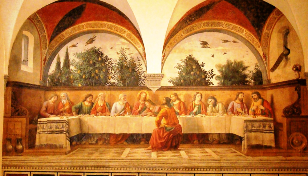 Domenico Ghirlandaio, Het laatste avondmaal in Ognissanti-kerk in Florence
