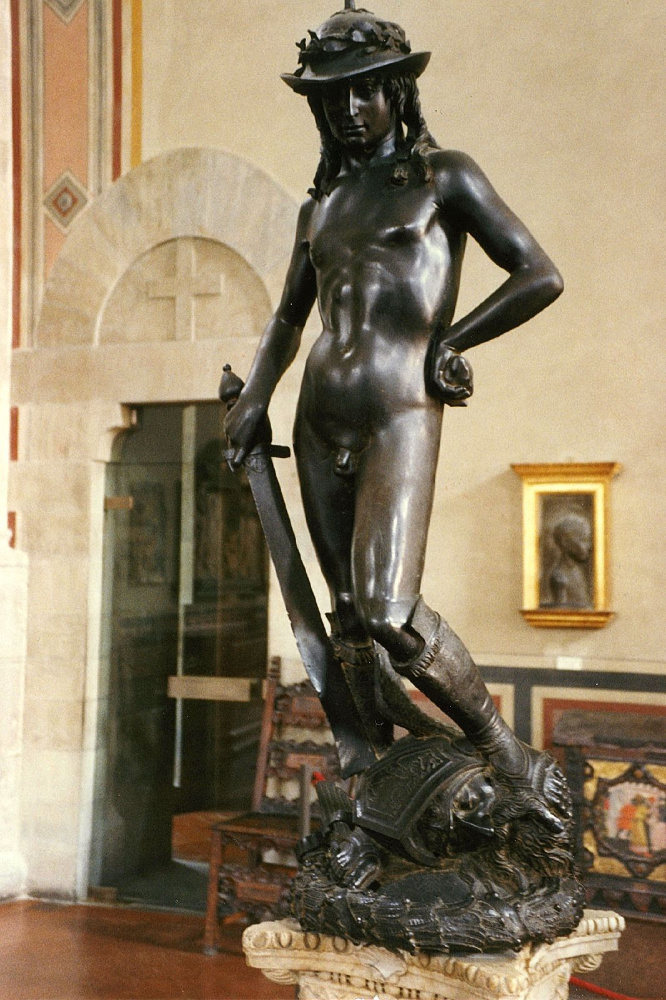 David van Donatello in Bargello, Florence