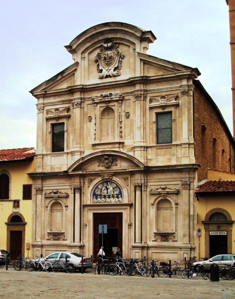Voorgevel kerk van San Salvatore di Ognissanti, Florence