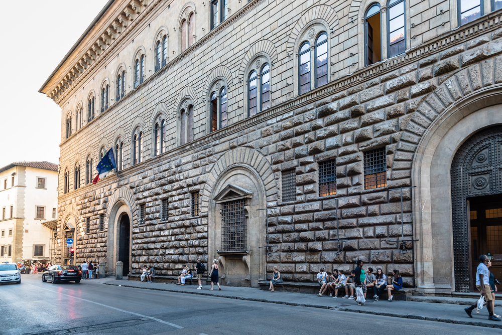 Buitenkant Palazzo Medici-Riccardi