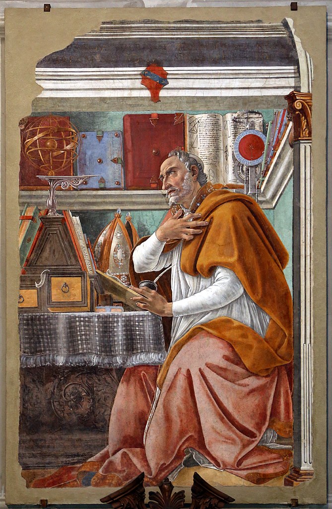 Sandro Botticelli, Saint Augustine in Ognissanti