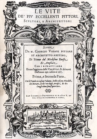 Cover Giorgio Vasari, Vite
