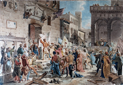 Ciompi revolutie in Florence Giuseppe Lorenzo Gatteri