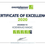 Koenraad Magic Award Certificate2020