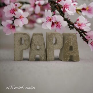letters in beton (prijs per letter)