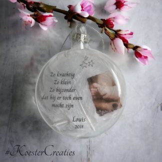 koesterkerstbal sterrenkindje 'Louis'