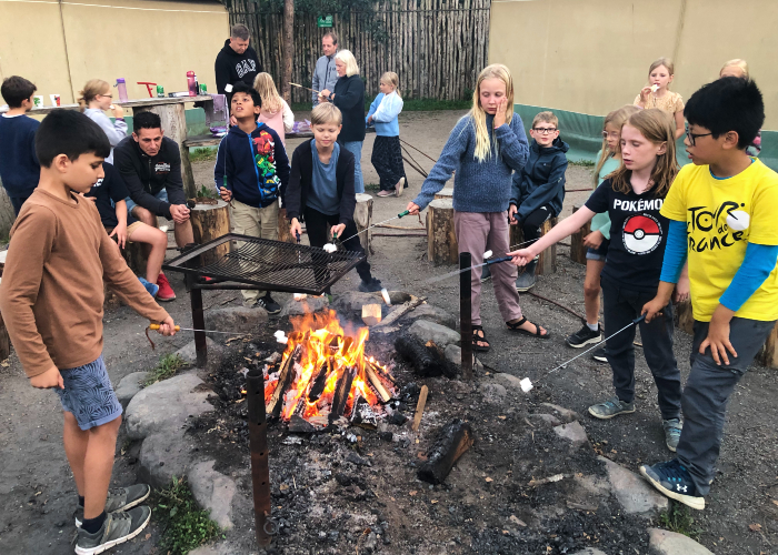 3. klasse overnatter i Givskud zoo