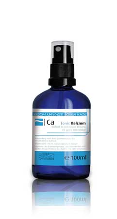 Kalzium-Bild-Flasche