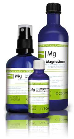 Magnesium-Bild-drei-Flaschen