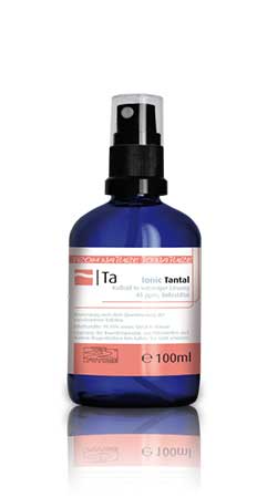 Tantal-Bild-Flasche