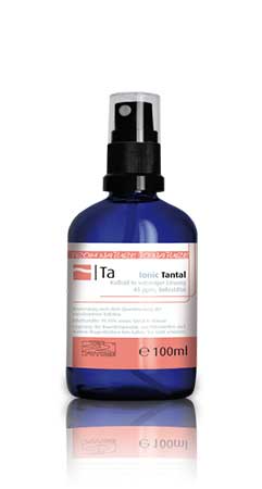 Tantal-Bild-Flasche Tantal-Bild-Flasche
