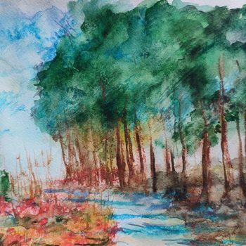 Watercolor landscape