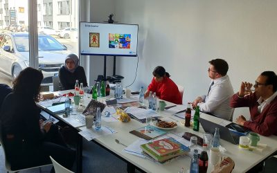 Kinderbuch-Workshop und Friedensgebet beim Verbundstreffen in Paderborn