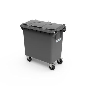 Framsida 770 liter avfallskärl/behållare från KOMPRIMERA