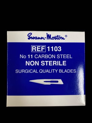 Swann-Morton Skalpellblad Nr 11 – Osterila (100 st, 20×5) – Passar Handtag Nr 3