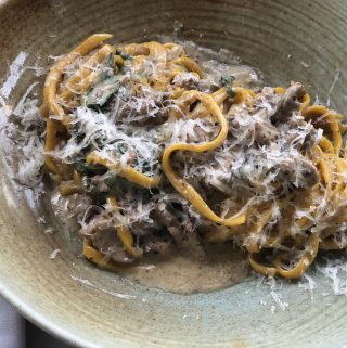 pasta med kalv tryffel och mascarpone