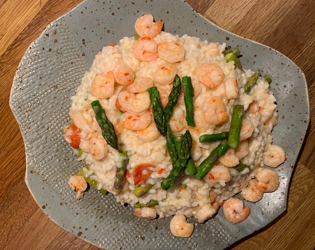 risotto med scampi