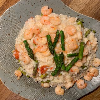 risotto med scampi