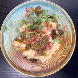 tryffelrisotto med kantarell