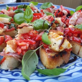 ankans bruschetta med tryffelsalami