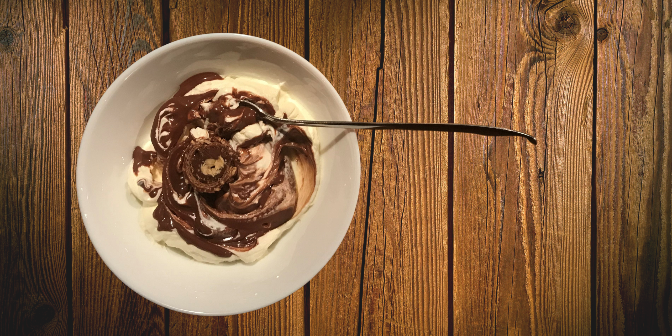 nutella swirl mousse