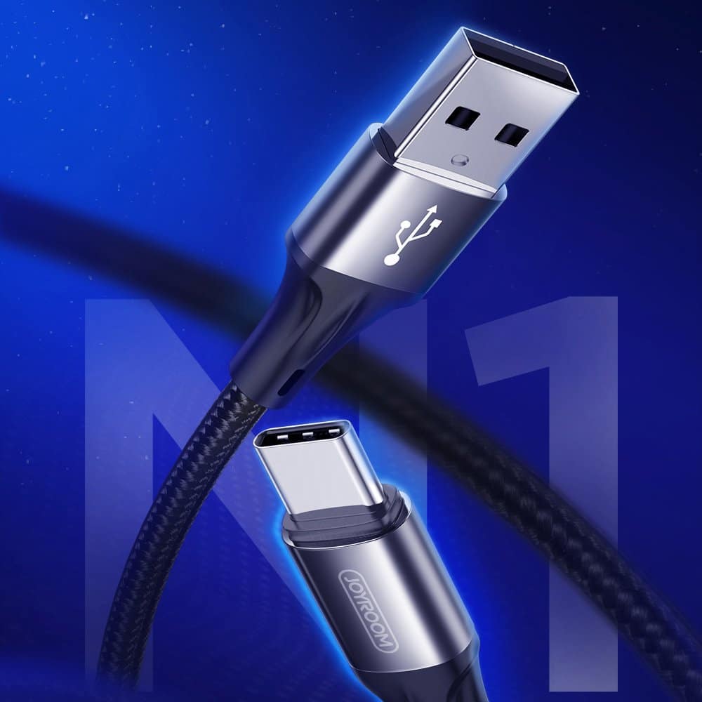 Joyroom Snellader USB-C 3.0A - USB to USB-C - Grijs (1m)
