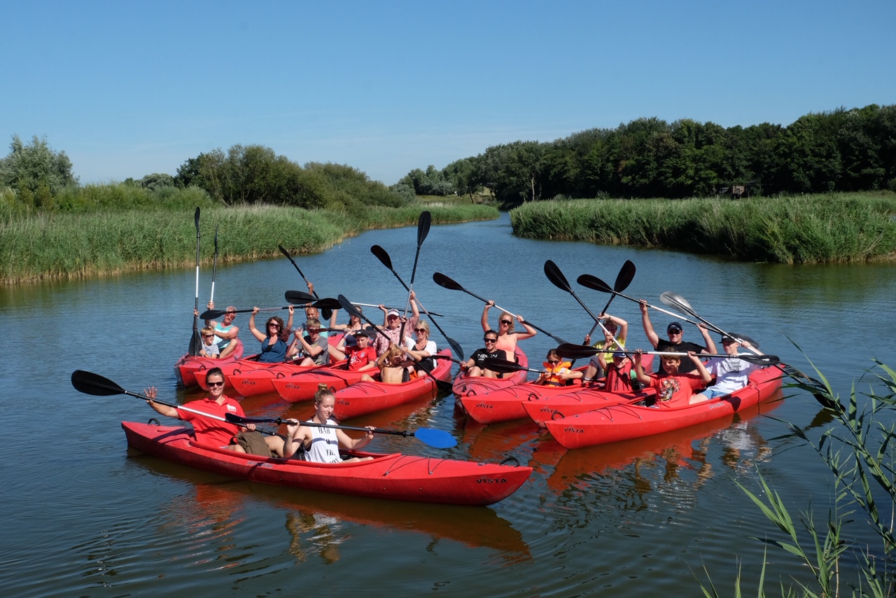 Strandcamping Groede kanotocht