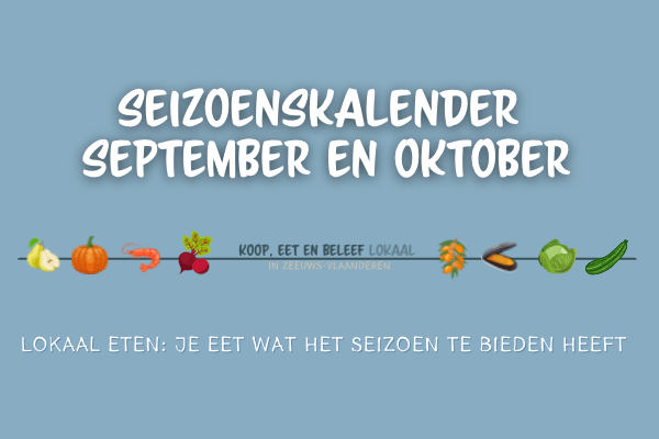 Seizoenskalender september en oktober