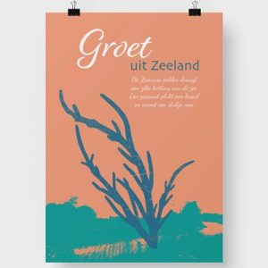 Kaart ansichtkaart postkaart Groet uit Zeeland